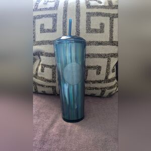 Starbucks Blue Iridescent Dome Tumbler
